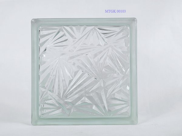 Gạch kính Indonesia trắng Bông Tuyết MTGK 00103-003