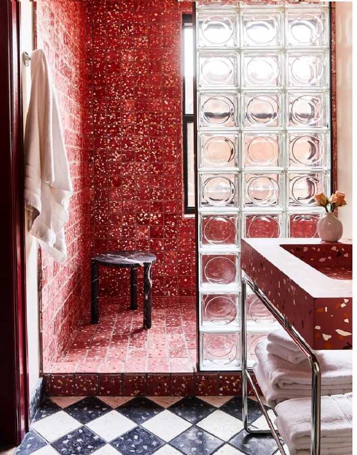 Gạch kính – Xu hướng mới cho không gian phòng tắm