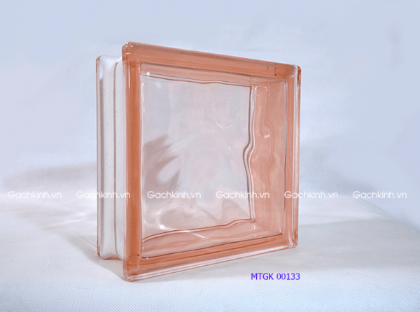 Gạch kính Indonesia màu hồng MTGK 00133-2